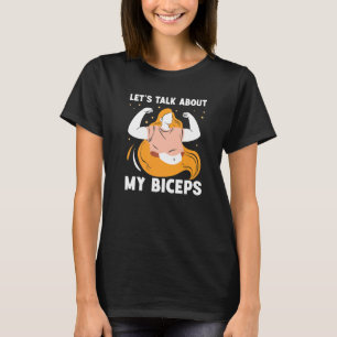 T-shirt Parlons De Mes Biceps Girl Mom Curl dit M