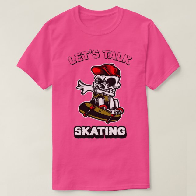 T-shirt Parlons de patinage (Design devant)
