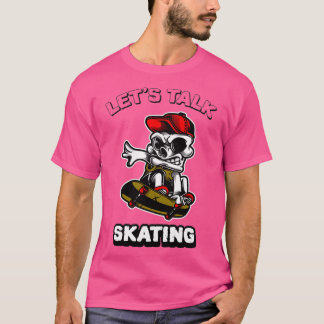 T-shirt Parlons de patinage