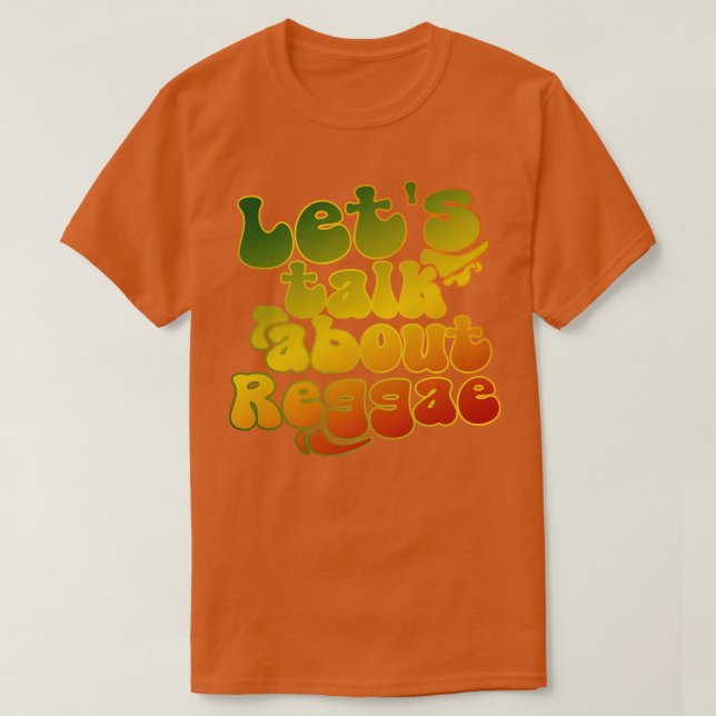 T-shirt Parlons de reggae (Design devant)