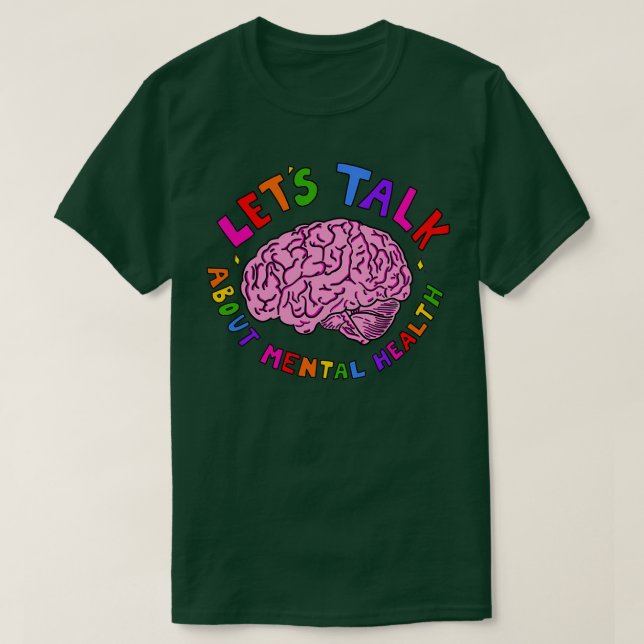 T-shirt Parlons de santé mentale (Design devant)