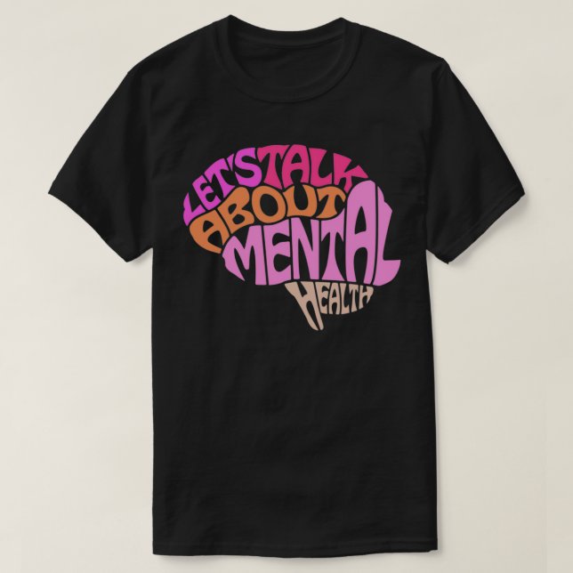 T-shirt Parlons de santé mentale (Design devant)