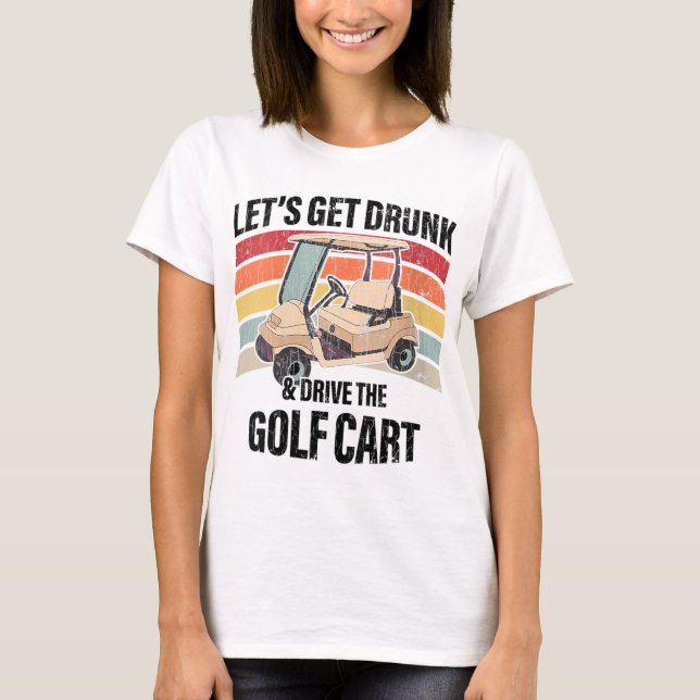 T-shirt Parlons Fête Golf Plaisanterie Funny Golf (Devant)