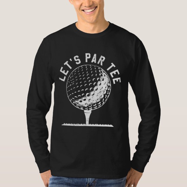 T-shirt Parlons Fête Golf Plaisanterie Funny Golf (Devant)