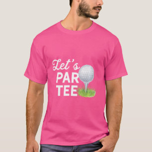 T-shirt Parlons Golf Ball Avec Pin Funny Golf Club Golf Go