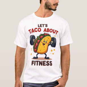 T-shirt Parlons Taco de Fitness