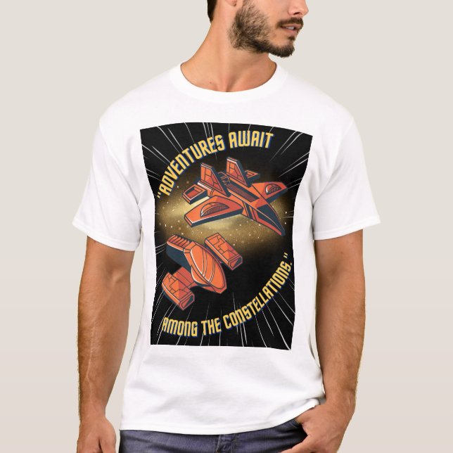 T-SHIRT PARMI LA CONSTELATION (Devant)