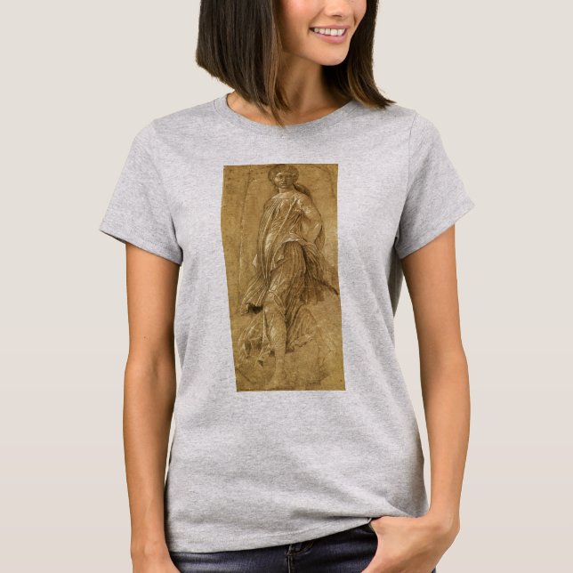 T-shirt Parnassus, Muse dansante par Andrea Mantegna (Devant)