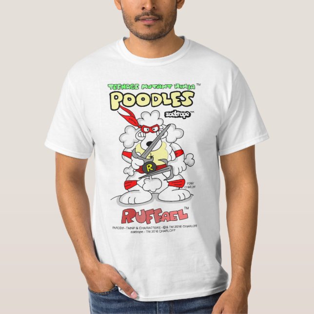 T-SHIRT PARODIE - CANICHES ADOLESCENTS DE NINJA DE MUTANT (Devant)