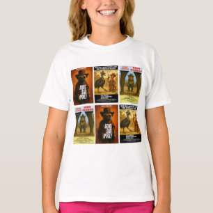T-shirt Parodie d'affiche de film western