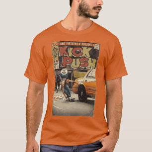 T-shirt Parodie de bande dessinée Lupe Fiasco Kick Push