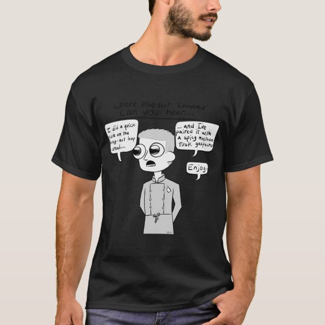 T-shirt Parodie de Chopped (Devant)