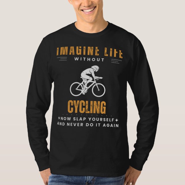 T-shirt Parodie de Pedal Pusher : Frappez-vous et continue (Devant)