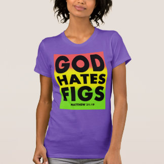 T-shirt Parodie de Westboro de figues de haine de Dieu
