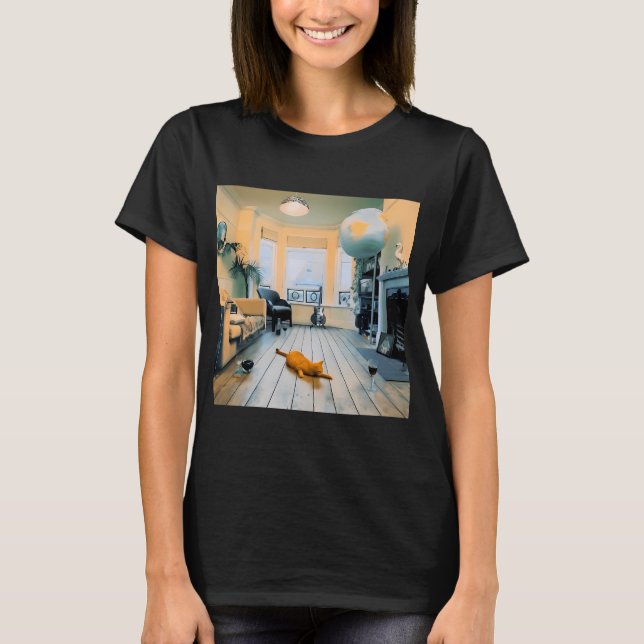 T-shirt Parodie Oasis - Définitivement Meowbe (Devant)