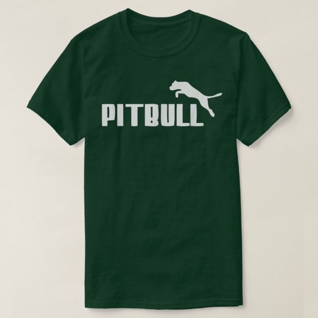 T-shirt Parodie Pitbull Dog (Design devant)