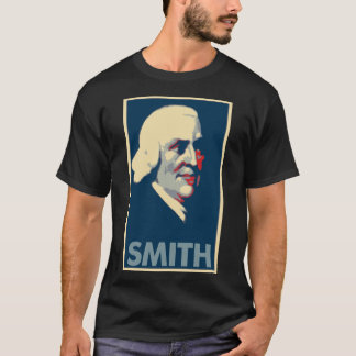T-shirt Parodie politique d'affiche d'Adam Smith
