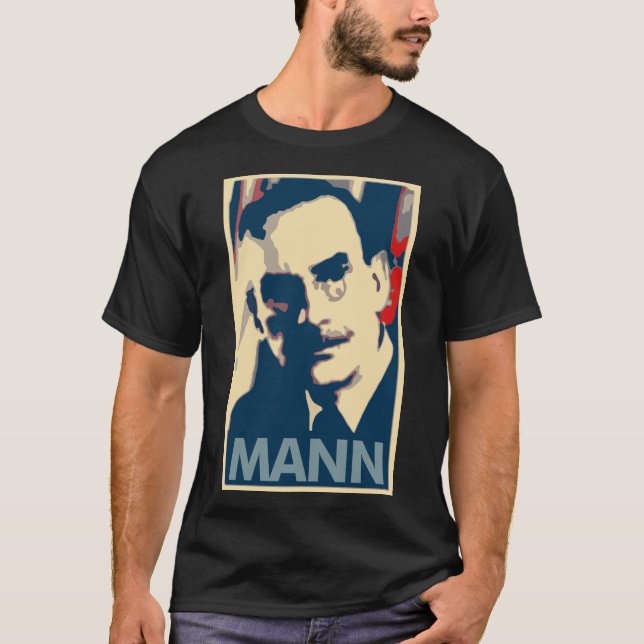 T-shirt Parodie politique d'affiche de Thomas Mann (Devant)