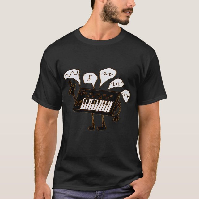T-shirt Parole de synthé (Devant)
