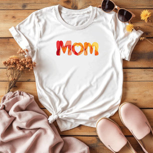 T-shirt Parole maman couleur mignonne Fête des mères ple