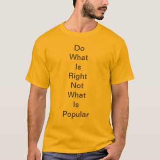 T-shirt paroles de sagesse vintage jaune/or