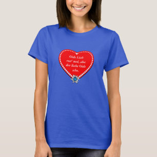T-shirt Paroles honnêtes d'une Bavaroise