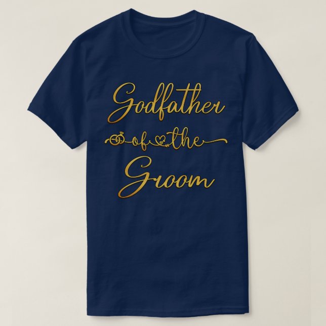 T-shirt Parrain De La Groom Mariage Idée Pour Lui (Design devant)