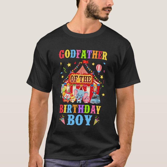 T-shirt Parrain De L'Anniversaire Pour Le Carnaval De Boy  (Devant)