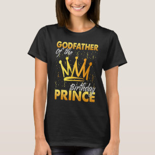 T-shirt Parrain De L'Anniversaire Prince Boys Son Annivers