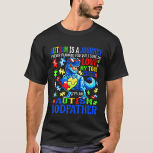 T-shirt Parrain de l'autisme Voyage Citation Sensibilisati