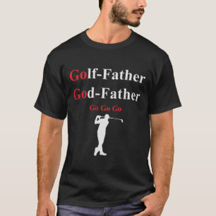 T-shirt Parrain de père de golf