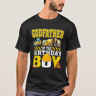 T-shirt Parrain du travailleur du bâtiment qui fête son an
