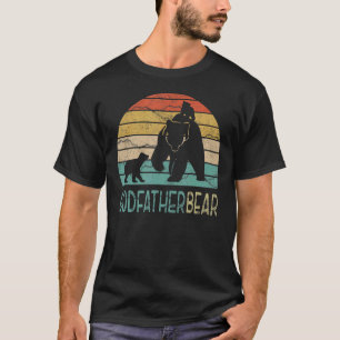 T-shirt Parrain Ours 2 Cubs Parrain Ours Jumeaux Papa
