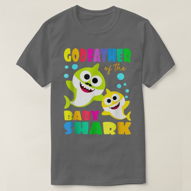 T-shirt Parrain Requin Anniversaire Parrain Requin Famille (Design devant)
