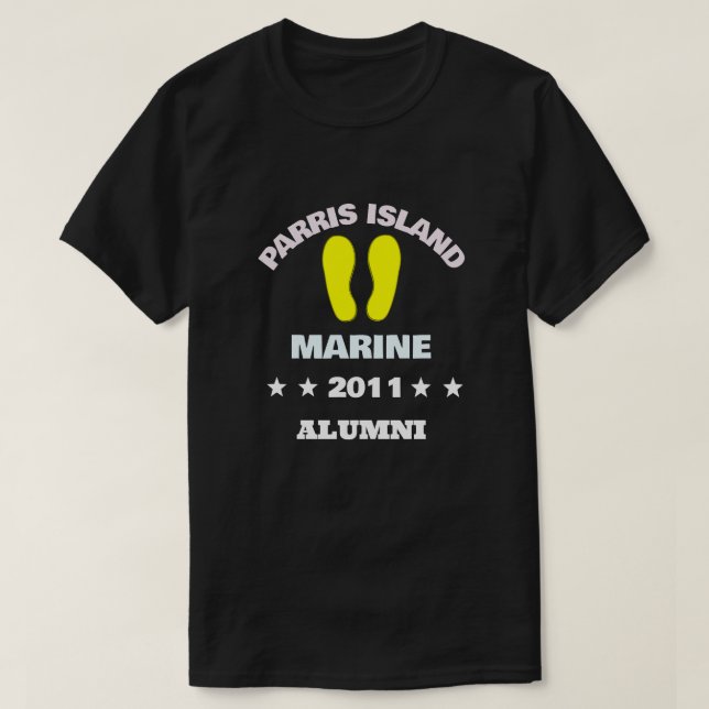 T-SHIRT PARRIS ISLAND ALUMNI 11 (Design devant)