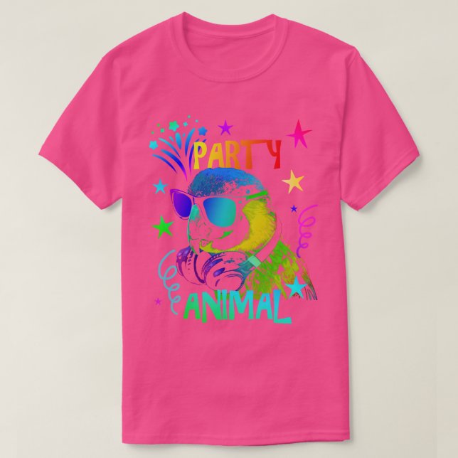 T-shirt Parroquet animal (Design devant)