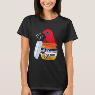 T-shirt Parrot Antidépresseur Ier Eclectus Féminin