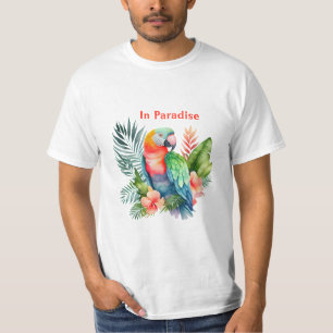 T-shirt Parrot Au Paradis