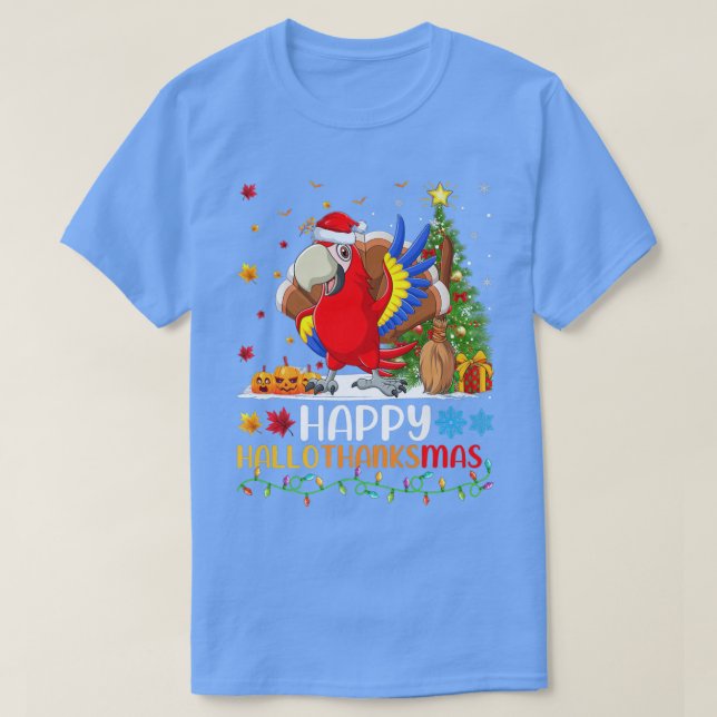 T-shirt Parrot Bird Lover Funny Happy Parrot HelloThanksMa (Design devant)