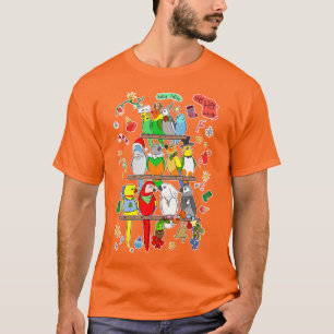T-shirt Parrot Christmas Holly Jolly