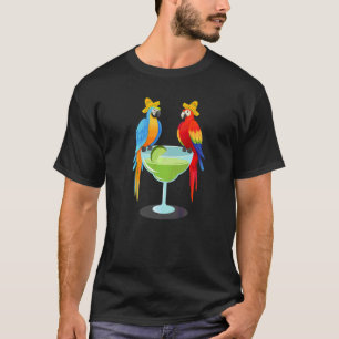 T-shirt Parrot Cinco De Mayo Boire Tequila Mexicaine Fie