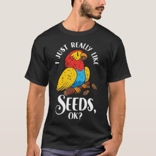 T-shirt Parrot Cockatiel Faune Oiseau Graines Animaux Anim