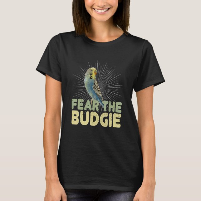 T-shirt Parrot Cockatiel Inséparable Rooster Poulets Budgi (Devant)
