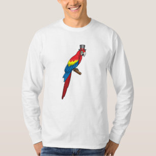 T-shirt Parrot comme Gentleman avec Casquette