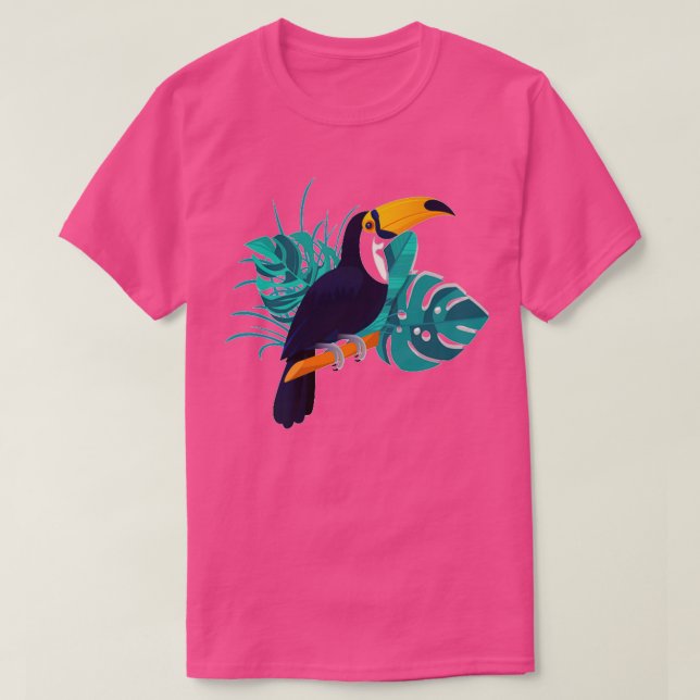 T-shirt parrot de fête classique t (Design devant)