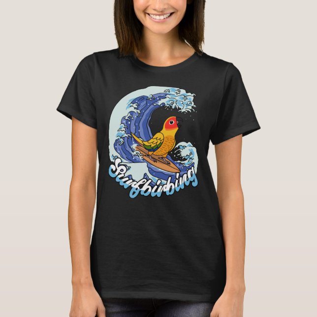 T-shirt Parrot de surf I Sun Conure (Devant)