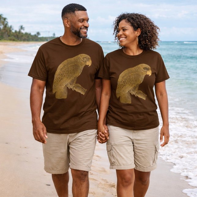 T-shirt Parrot d'or Joli design (Créateur téléchargé)