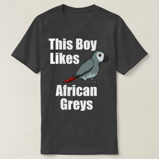 T-shirt Parrot Exotique Cute Animal Ce Garçon Aime Les Par (Design devant)