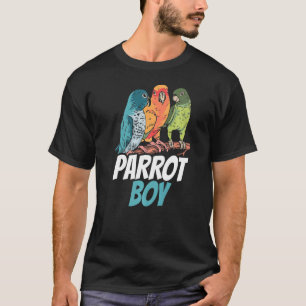 T-shirt Parrot Garçon mignon Animal Perroquets