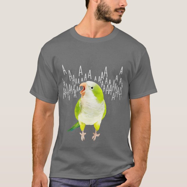 T-shirt Parrot Green Quaker (Devant)